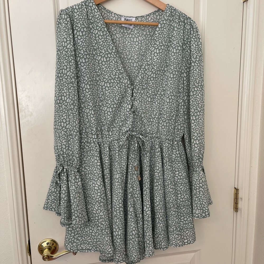 Green Princess Polly Romper